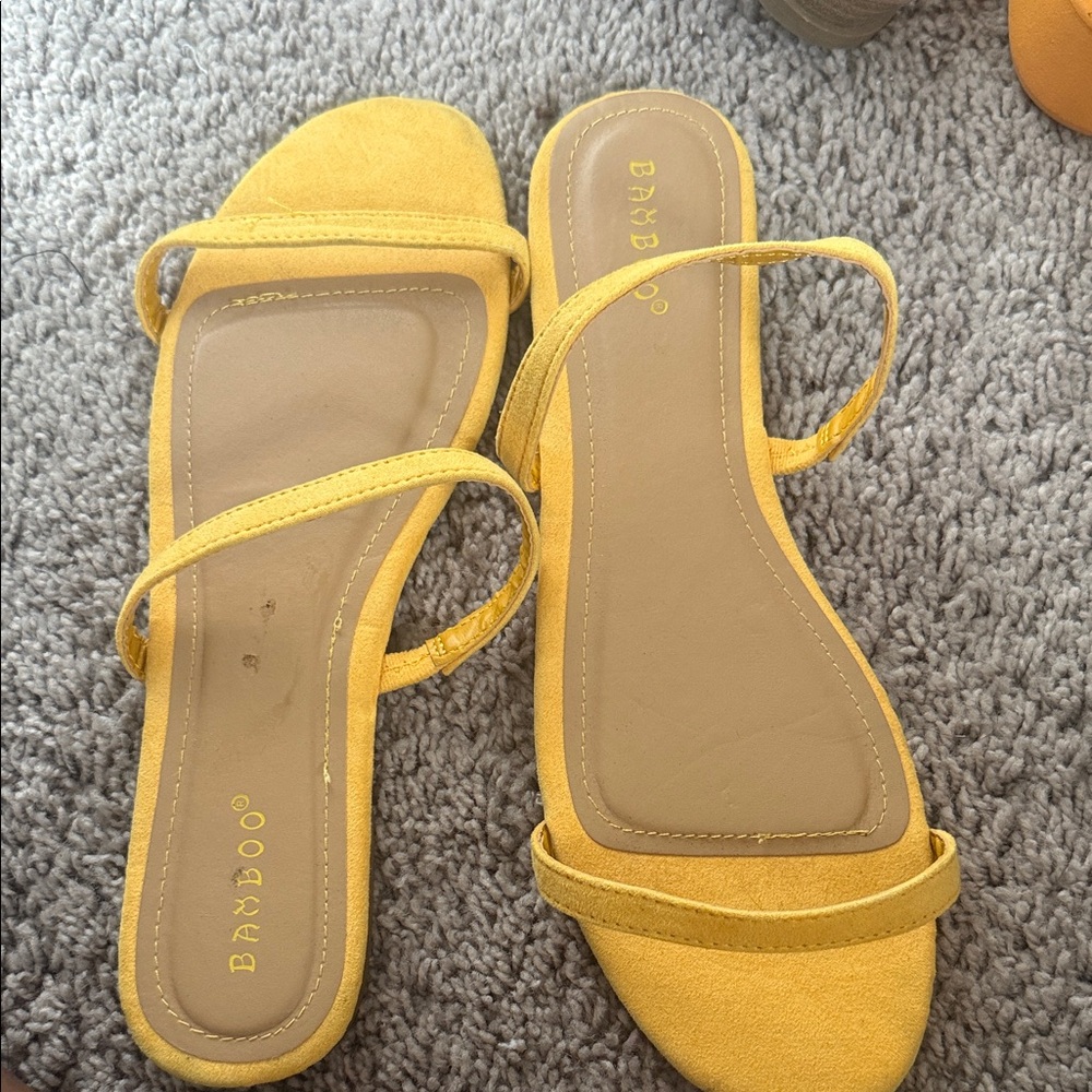 Bamboo Sunny Yellow Women's Sandals
